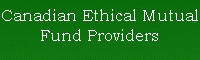  Canadian Ethical Mutual Fund Providers ! 